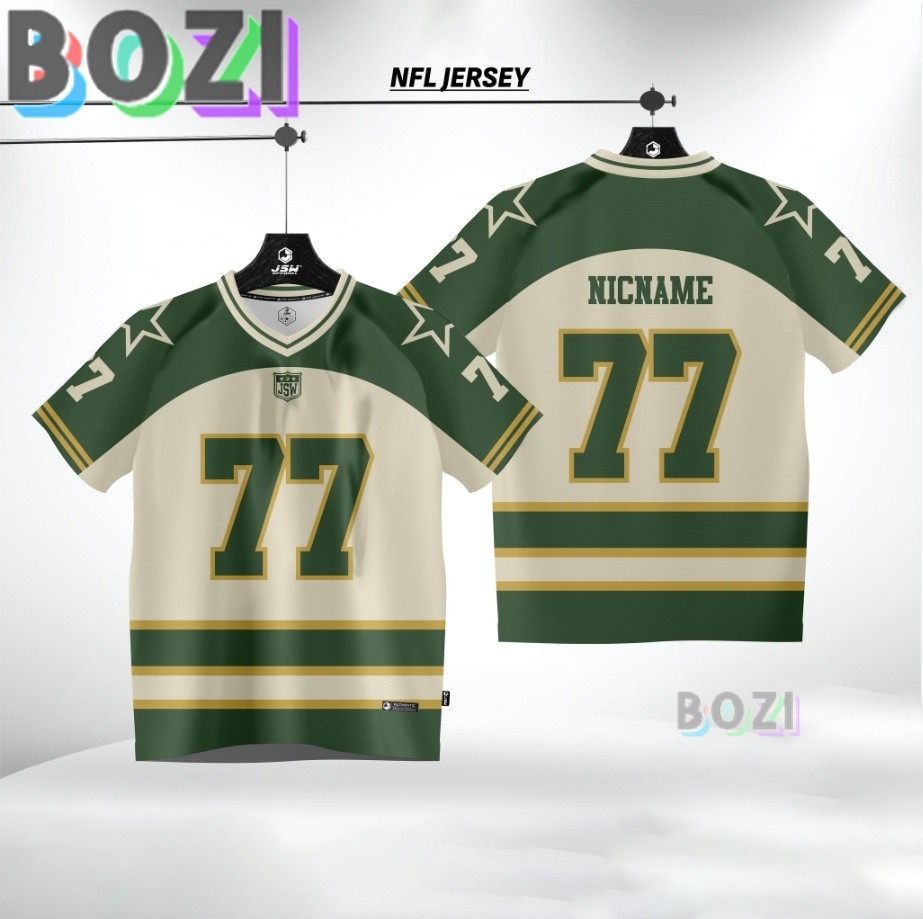 Large V-neck T-shirt, fashionable clothing, customized name and number jersey, unisex style