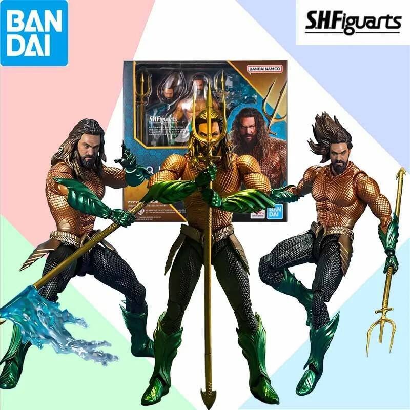 Bandai MODEL KIT SHF Aquaman 2 The Lost Kingdom Anime Action Figure Model Toy Gift For boy Collectib