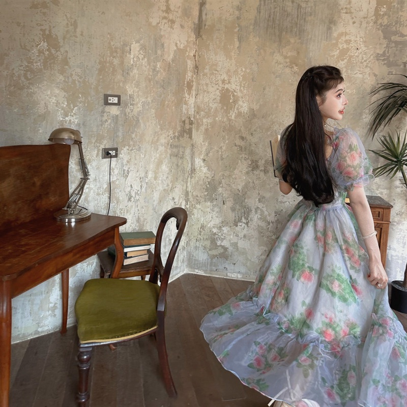 Đầm nữ cổ tích Phong Cách Pháp , váy Nàng Tiên, váy dự tiệc, dạ hội, váy tiểu thư, đầm nữ