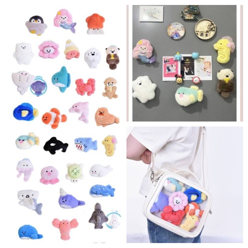 Nam Châm mini Trang Trí Tủ Lạnh Hình Bể Cá Dễ Thương Phiên Bản Giới Hạn