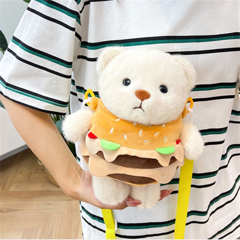 Túi Đựng Đồ Ăn Vặt Hình Gấu Bông Hoạt Hình Đáng Yêu Cho Trẻ Em