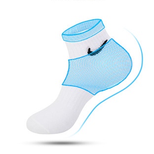 Tất nam ống giữa Cotton nguyên chất, Khử mùi, Phù hợp cho thể thao và bóng rổ - SY60116
