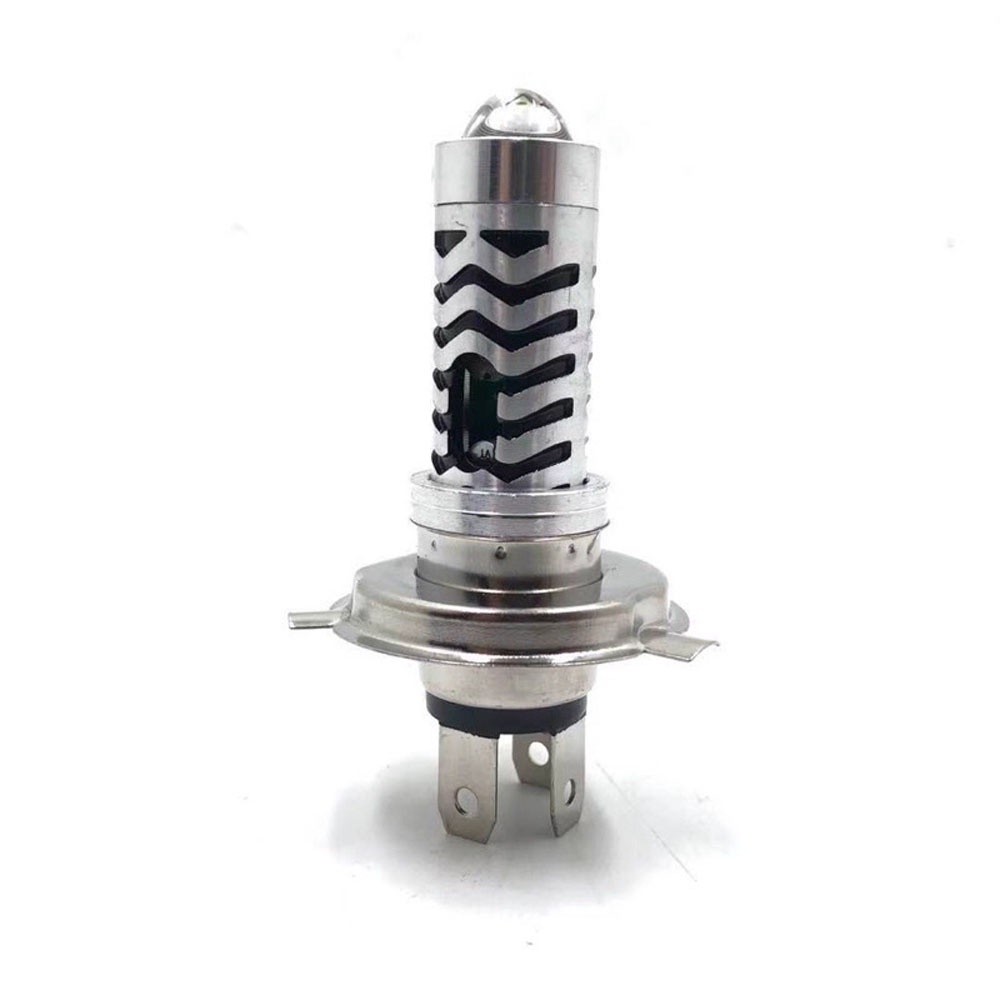 Đèn Pha led mini t19 h4 h6 ba20d Ánh Sáng Xanh Dương / Trắng + Vàng Siêu Sáng b35 Dành Cho Xe Mô Tô