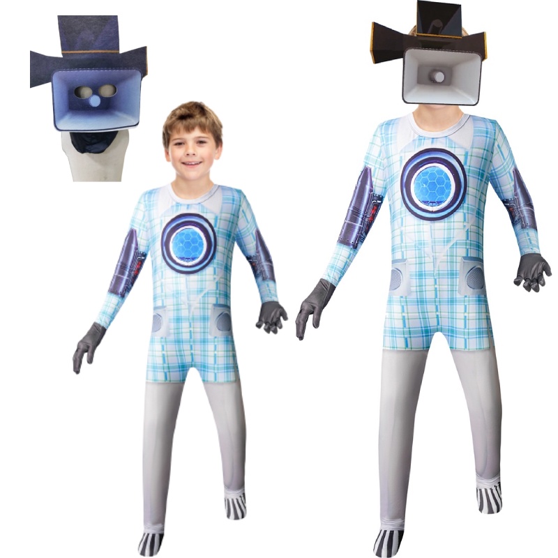 Skibidi Bộ Áo Liền Quần Hóa Trang Nhân Vật Hoạt Hình one piece