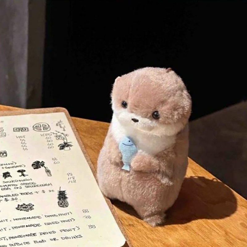 ✨Siêu dễ thương!-Gấu bông mini rái cá ôm CÁ Con dễ thương PHIÊN BẢN GIỚI HẠN