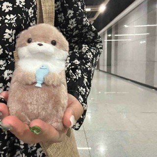 Mới sáng tạo động vật làm đầy hình dạng hải mã biển sâu kích thước 11cm đồ chơi sang trọng