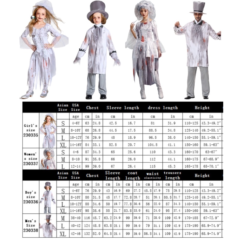 Trang PhụC halloween Ma Cà RồNg Cho NgườI LớN Và Trẻ Em