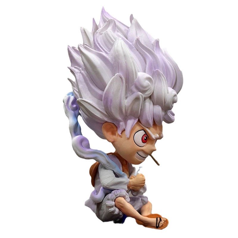 Mô Hình Nhân Vật nika luffy Trong one piece Đang Ngồi Kích Thước 13cm