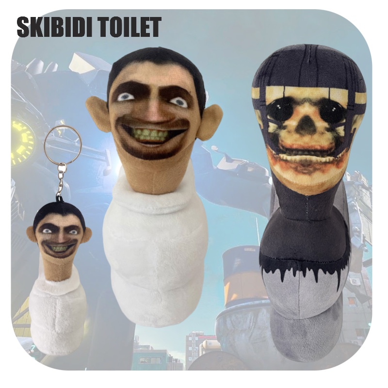 Đồ Chơi Nhồi Bông Hình toilet skibidi 30cm Vui Nhộn Trang Trí Nhà Cửa / Người Lớn / Trẻ Em