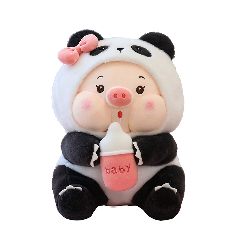 Thú Nhồi Bông Hình Gấu Trúc / Heo / Heo Con Dễ Thương 20-40cm