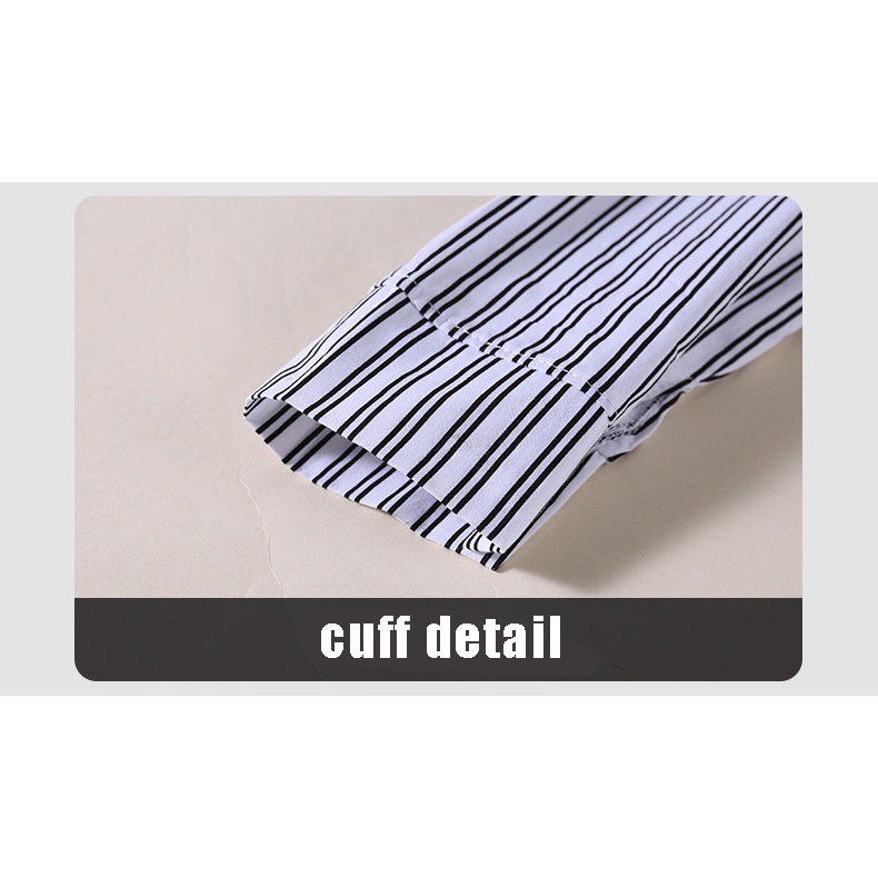 Áo Sơ Mi cotton Tay Dài Kẻ Sọc Thời Trang Hàn Quốc Cho Bé Trai