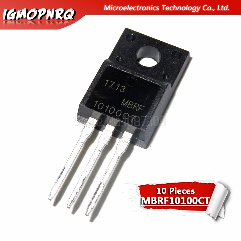 Bộ 10 Linh Kiện Bán Dẫn Mbf10100 Mbf10200 MBRF20100 MBRF20200 LM317T IRF3205 TO-220F TO220F MBRF1010