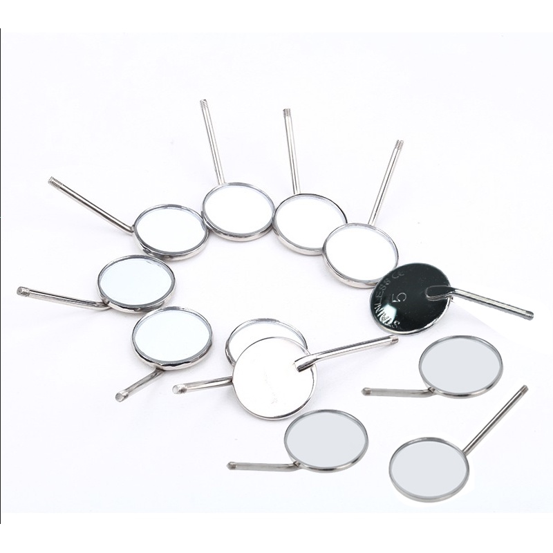 Bộ 12 Gương Nha Khoa 5 # Chống Sương Mù Bằng Thép Không Gỉ