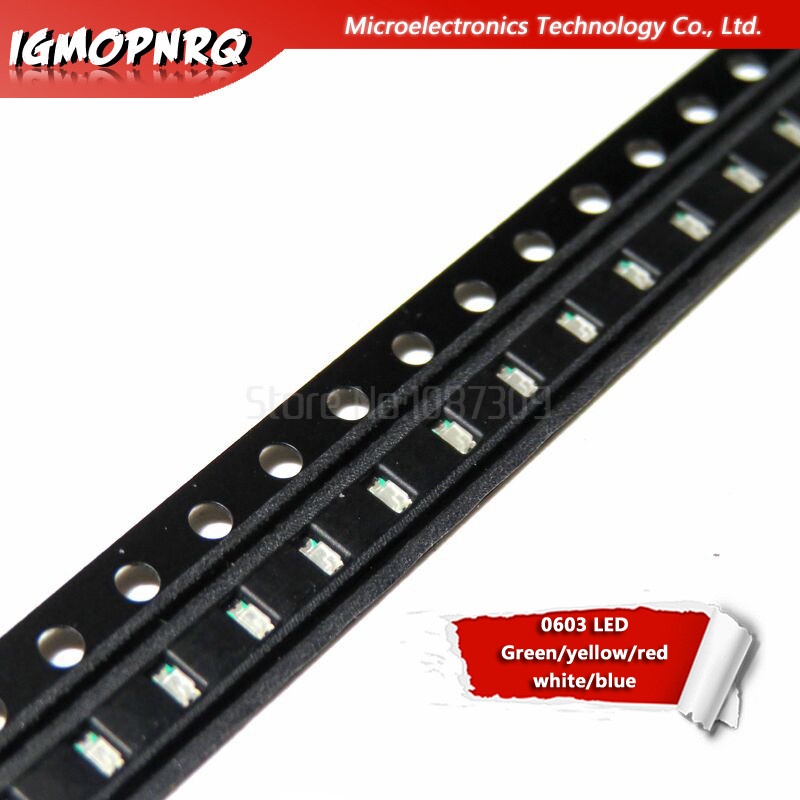 100 Đi Ốt Đèn led 0603 smd