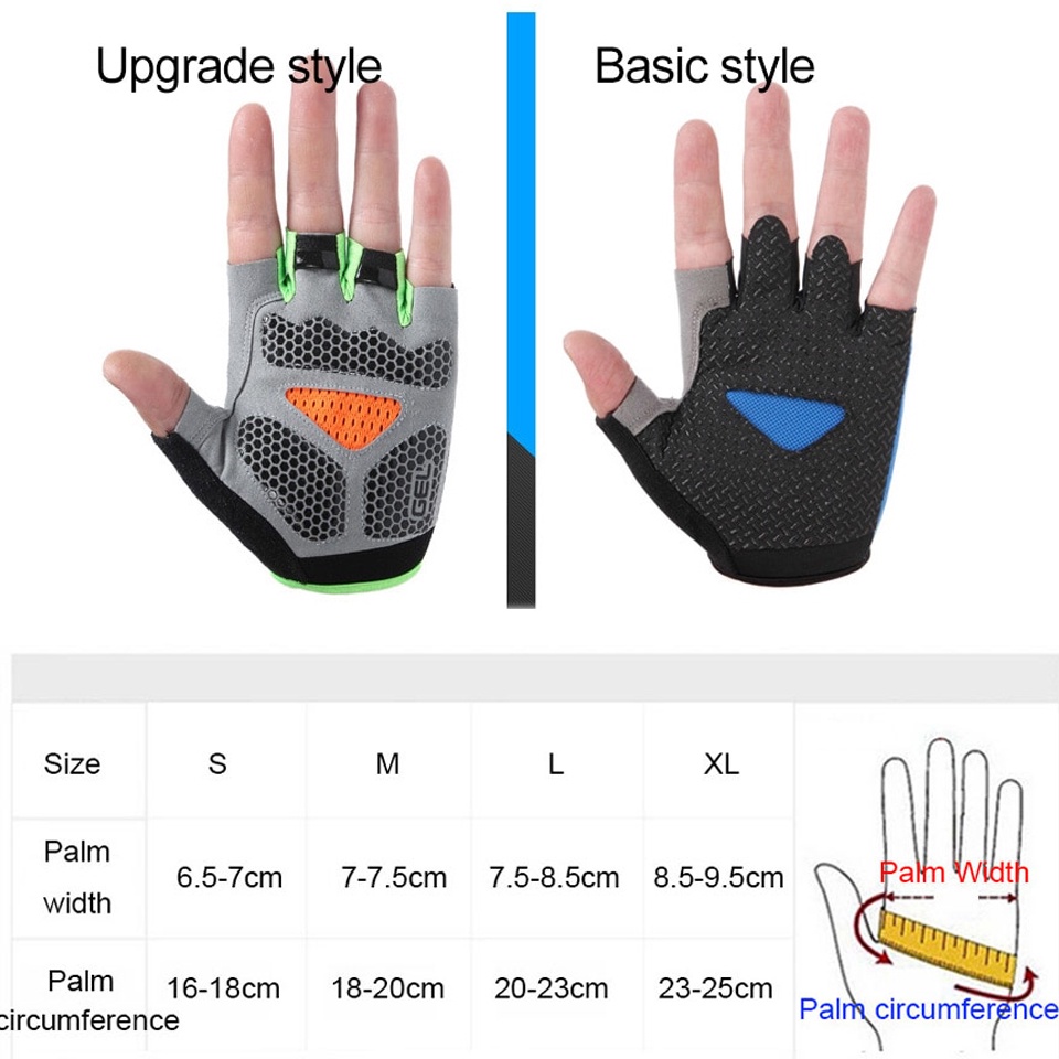 Găng tay đi xe đạp mtb road riding gloves anti-slip camping hiking gloves gym fitness sports bike bike bike glove