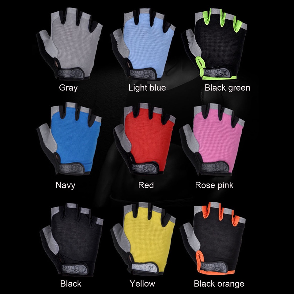 Găng tay đi xe đạp mtb road riding gloves anti-slip camping hiking gloves gym fitness sports bike bike bike glove