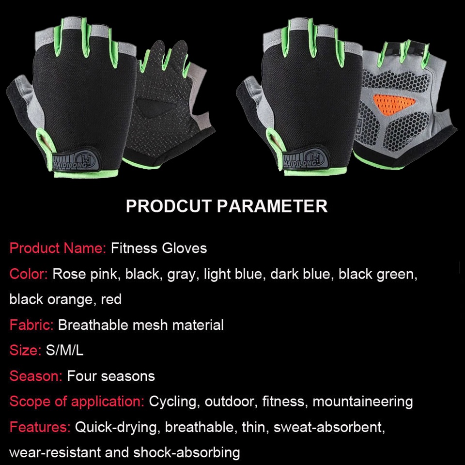 Găng tay đi xe đạp mtb road riding gloves anti-slip camping hiking gloves gym fitness sports bike bike bike glove