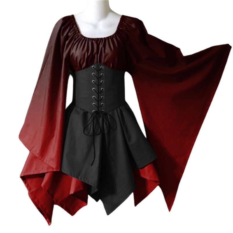 Đầm Hóa Trang halloween Phong Cách gothic Cổ Điển Cho Bé Gái