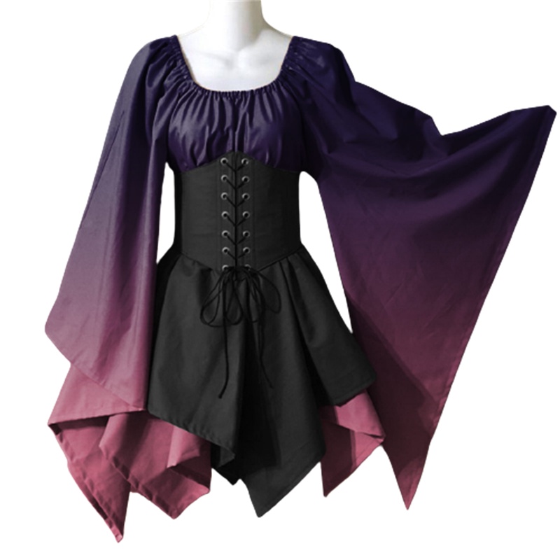 Đầm Hóa Trang halloween Phong Cách gothic Cổ Điển Cho Bé Gái