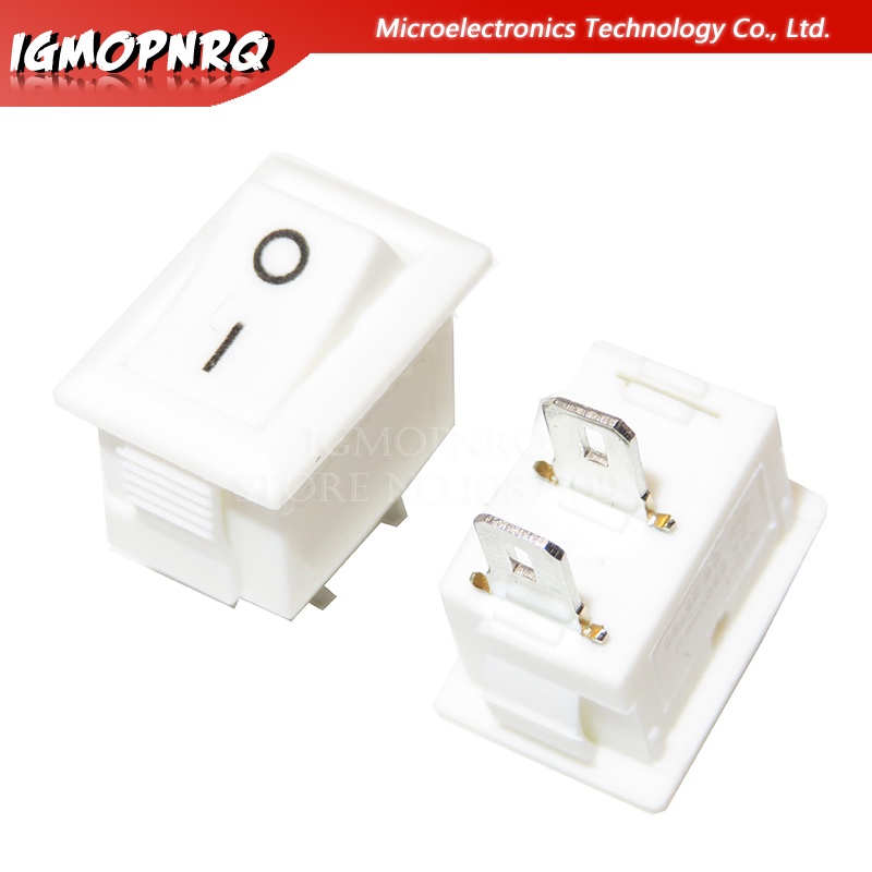 Set 10 Công Tắc Nhấn 10x15mm spst 2pin 3pin 3a 250v kcd11 10mm * 15mm Cho Tàu Thuyền