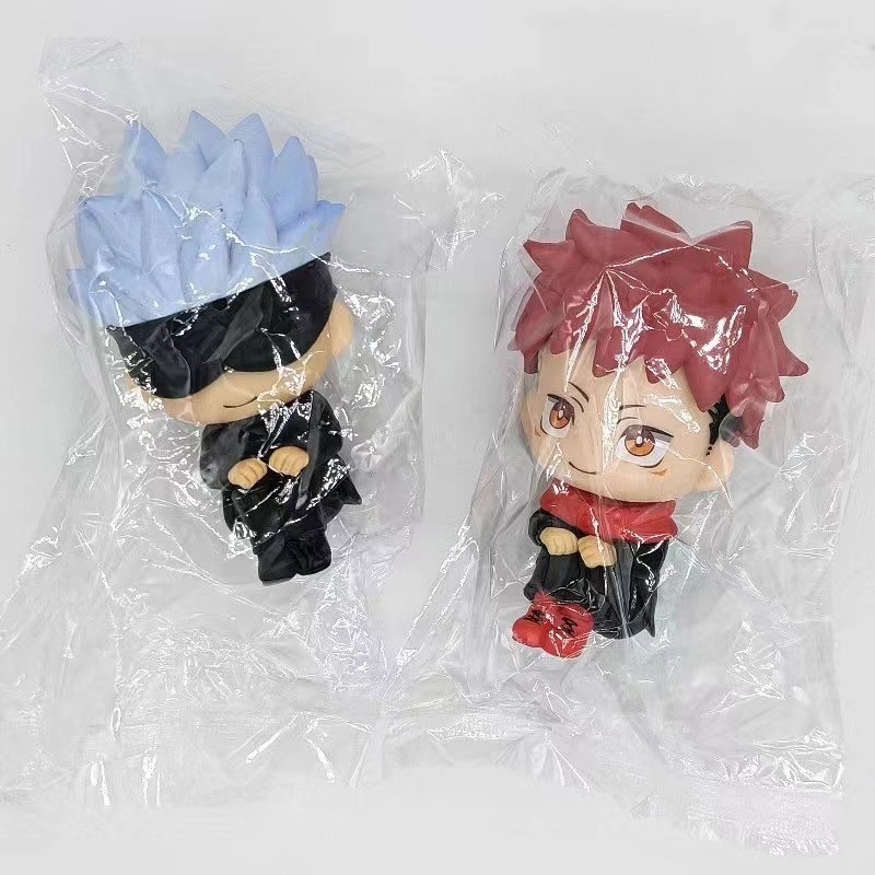 Mô Hình Đồ Chơi Nhân Vật jujutsu kaisen yuji itadori gojo satori 10cm Bằng pvc