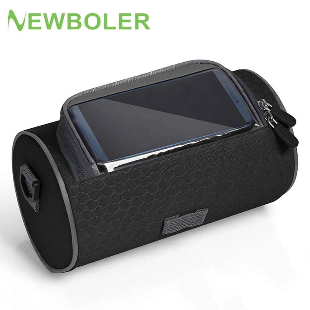 Túi đựng điện thoại NEWBOLER chống thấm nước có thể tháo rời gắn ghi đông xe đạp tiện dụng