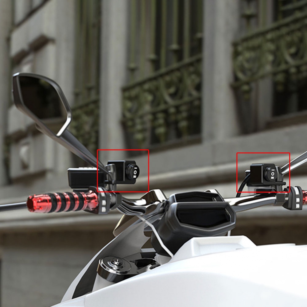 Công Tắc Bật / Tắt Đèn led 3 Nút Trái / Phải Chống Nước Thông Dụng Cho Xe Máy atv