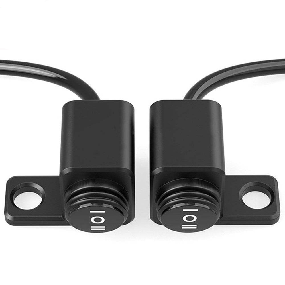 Công Tắc Bật / Tắt Đèn led 3 Nút Trái / Phải Chống Nước Thông Dụng Cho Xe Máy atv
