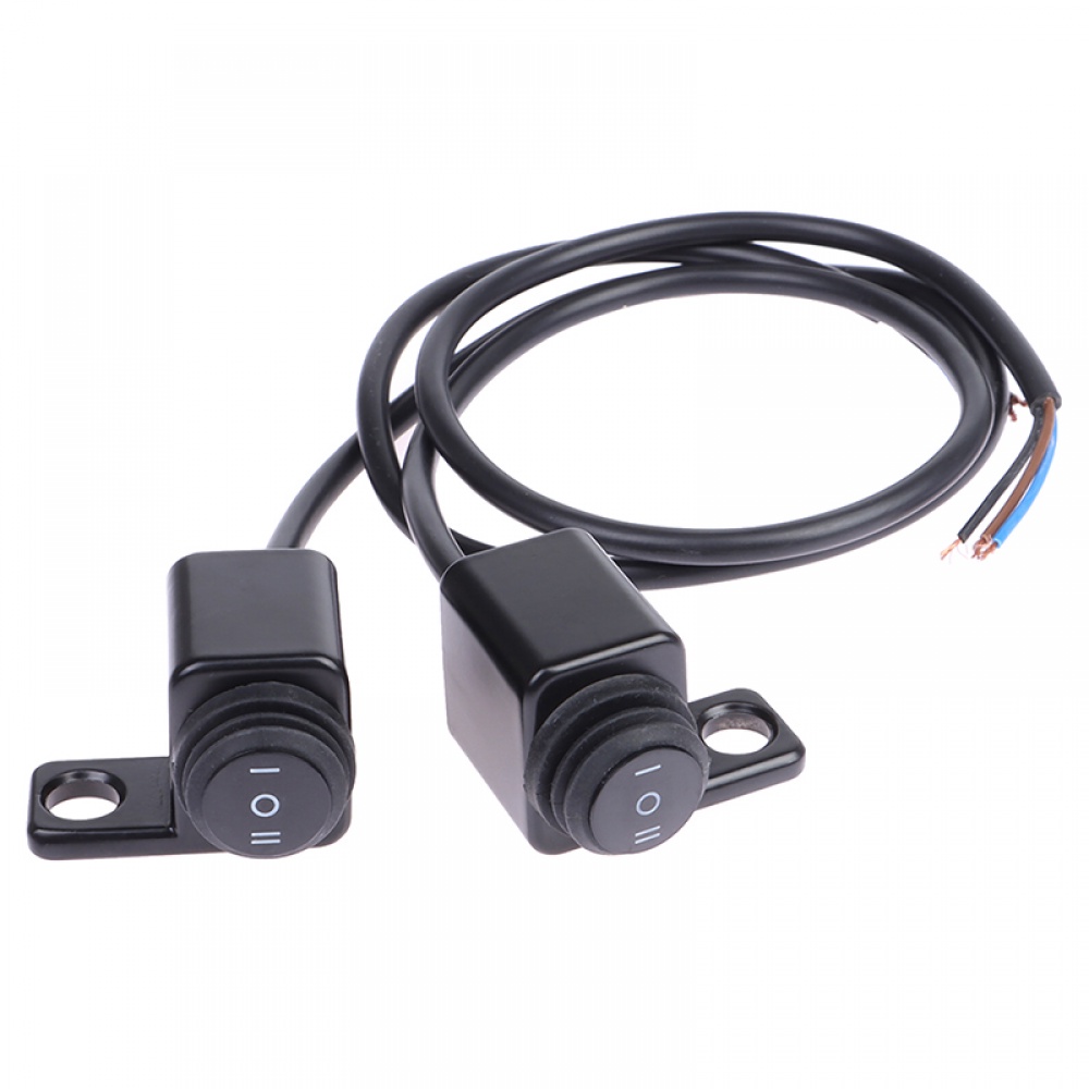 Công Tắc Bật / Tắt Đèn led 3 Nút Trái / Phải Chống Nước Thông Dụng Cho Xe Máy atv