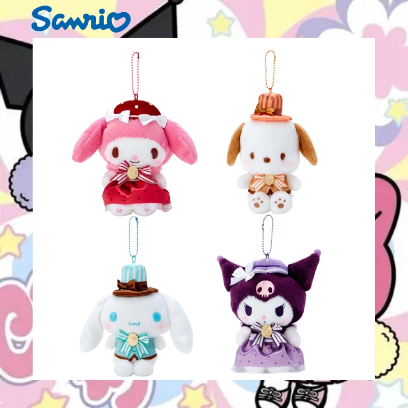 Búp Bê Nhồi Bông Hình sanrio kuromi melody hello kitty 18cm