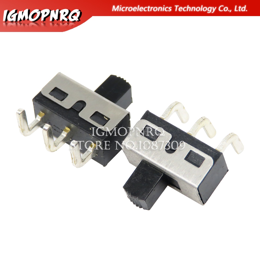 Set 10 Công Tắc Tay Cầm ss12d10 ss12d11 3pin 1p2t 5mm 4.7mm ss12d10g5 ibuw