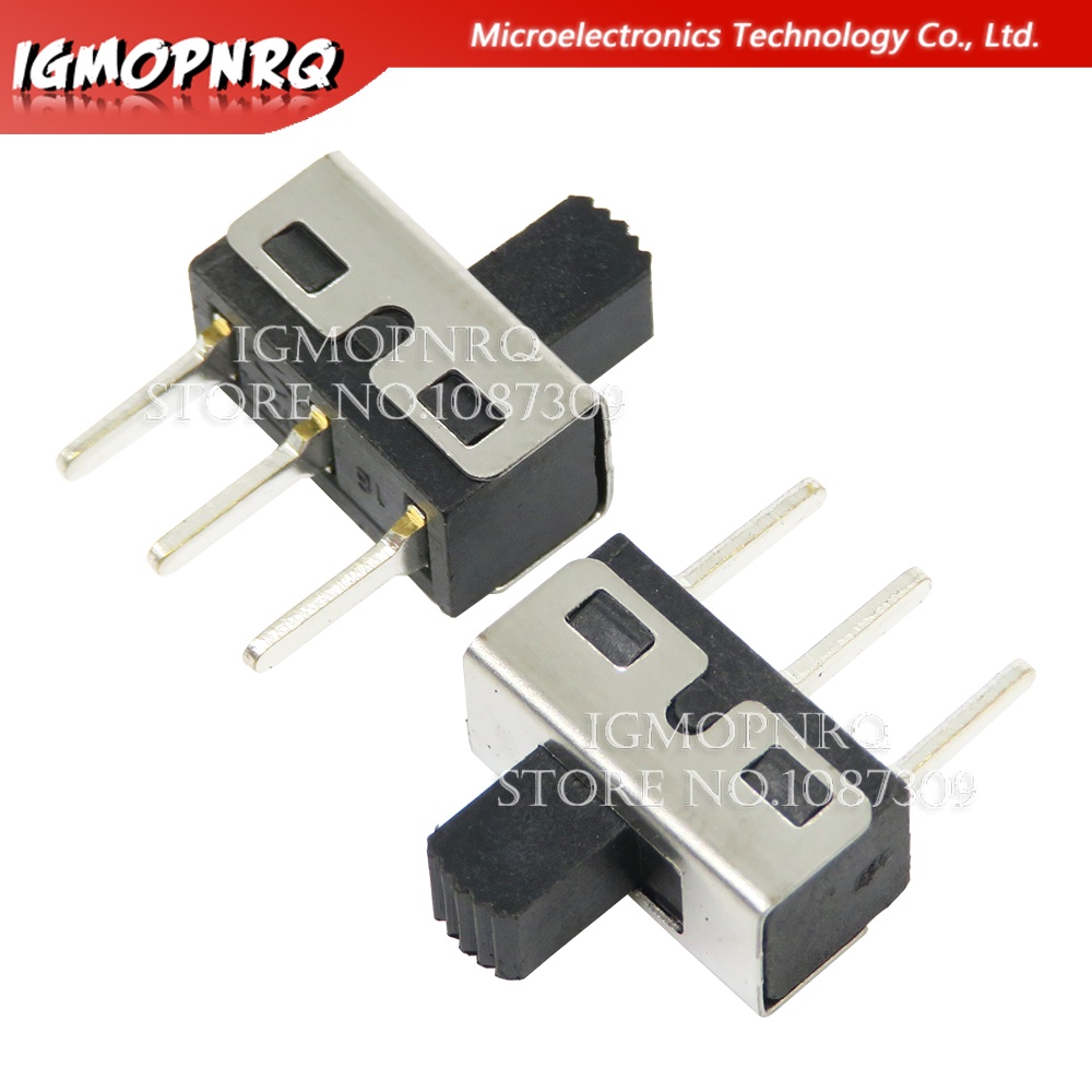 Set 10 Công Tắc Tay Cầm ss12d10 ss12d11 3pin 1p2t 5mm 4.7mm ss12d10g5 ibuw