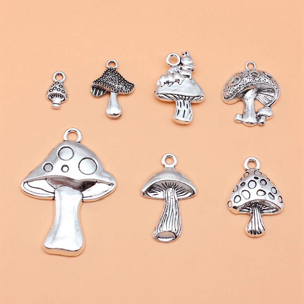 Charms Bộ 7 Cây Nấm Làm Trang Sức