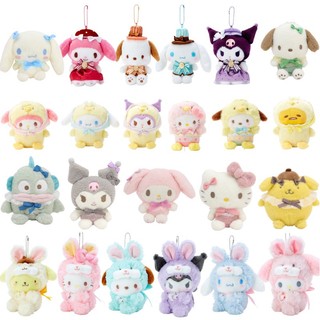 Búp Bê Nhồi Bông Hình sanrio kuromi melody hello kitty 18cm