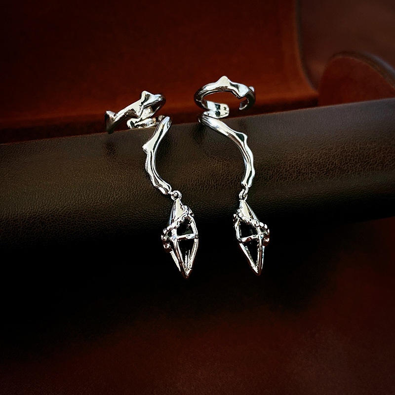 Bông Tai Dạng Kẹp Hình Rắn Thời Trang Cá Tính Cho Nữ