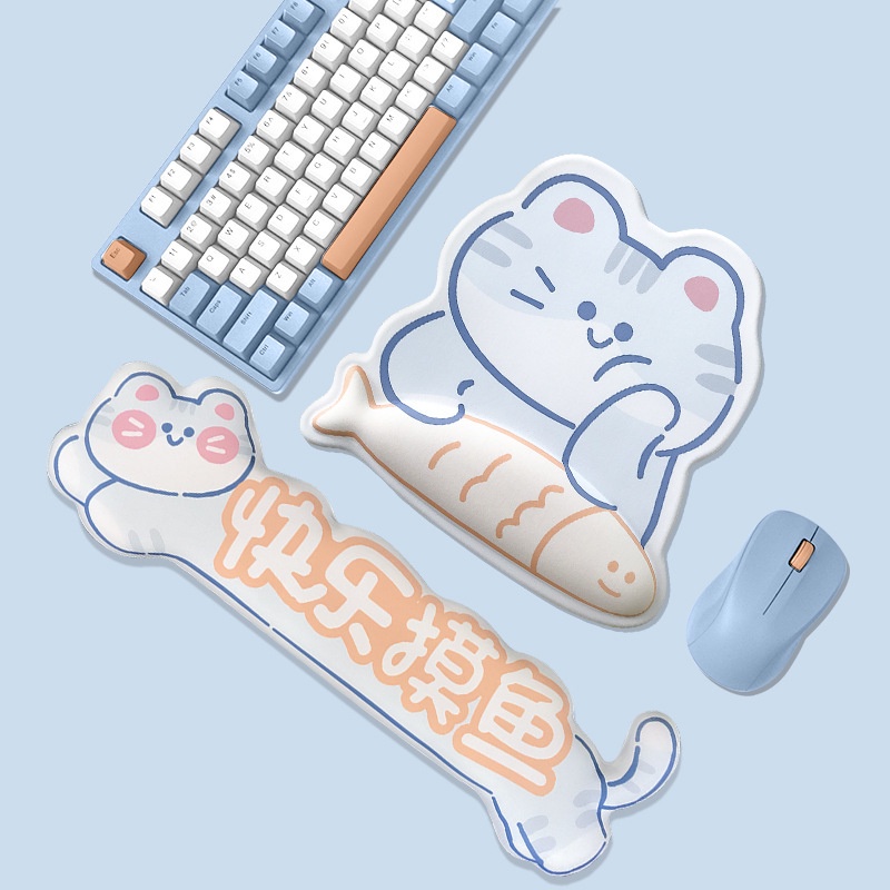 Đệm Lót Chuột Mềm Mại Thoải Mái Hỗ Trợ Cổ Tay Khi Chơi Game