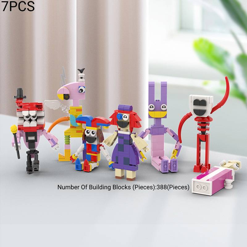 Bộ 7 Mô Hình Nhân Vật Phim Hoạt Hình Chú Hề pomni