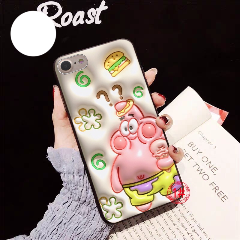 Ốp Điện Thoại Dẻo Họa Tiết Hoạt Hình spongebob Cho samsung m30 m30s m21 m31 m51 a03 a13 a33 a53 ty38
