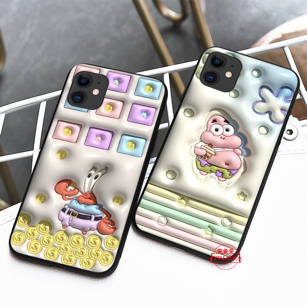 Ốp Điện Thoại Dẻo Họa Tiết Hoạt Hình spongebob Cho samsung note 10 lite 20 ultra s22 plus ty7