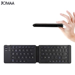 Jomaa Bàn Phím bluetooth Không Dây mini Có Thể Gấp Gọn Cho ipad tablet phone