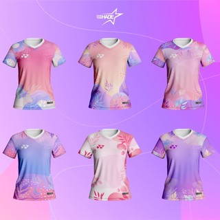 Áo cầu lông nữ thiết kế thể thao biến thể 2024 mới áo thun nữ jersey