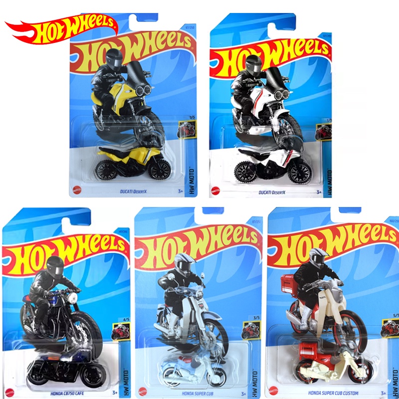 HOT WHEELS HONDA Xe Mô Tô Đồ Chơi Tỉ Lệ 1 / 64 Cho Bé Trai