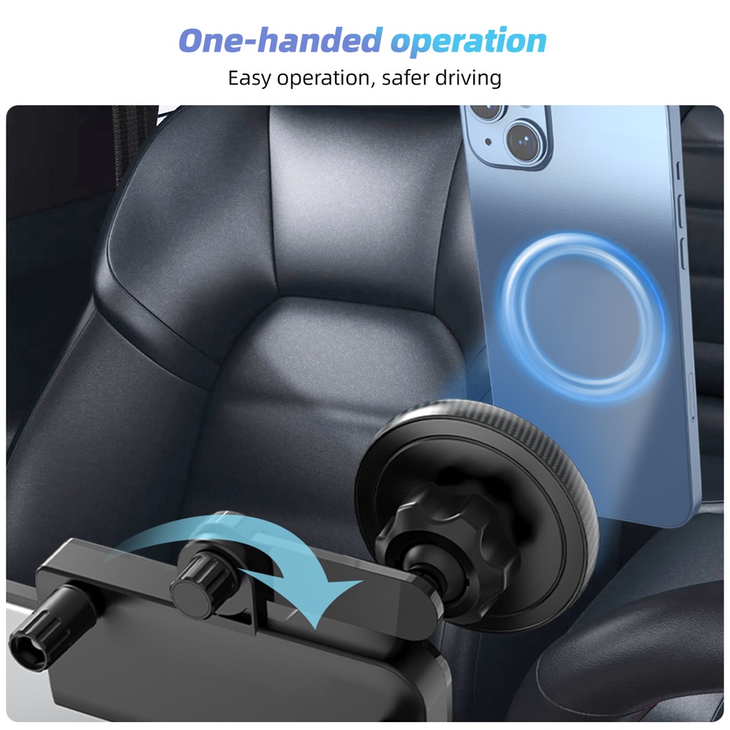 Hdoorlink Giá Đỡ Điện Thoại Từ Tính Gắn Xe Hơi An Toàn Cho i / pho 15 14 pro max mag / samsung xiaomi