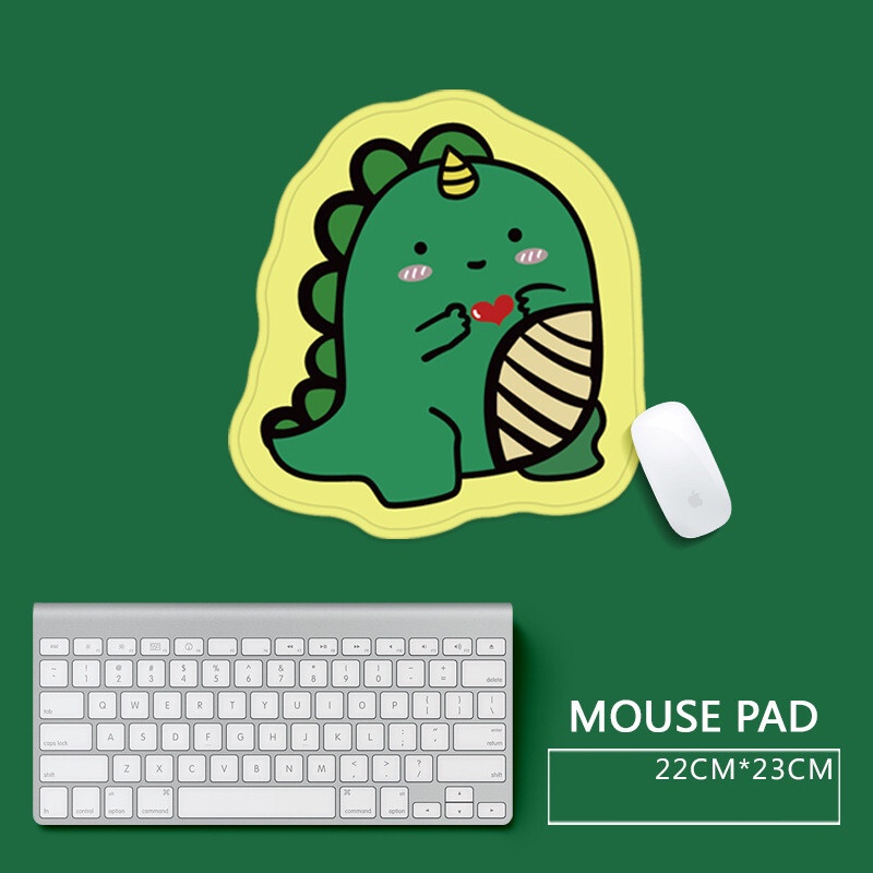 Thảm Lót Chuột Máy Tính Hình Khủng Long Hoạt Hình Dễ Thương