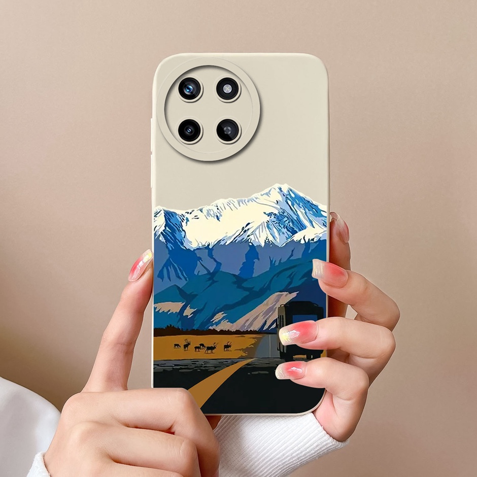 Ốp Điện Thoại Silicon Siêu Mỏng Chống Sốc In Họa Tiết Bươm Bướm Dễ Thương Dành Cho oppo realme 11 4g realme 11 4g