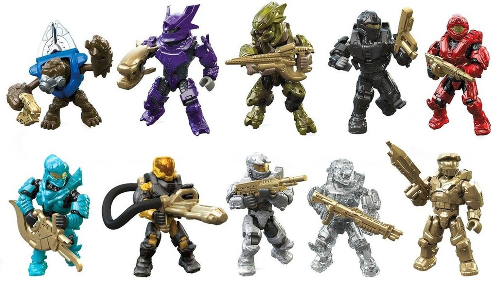 Mega Mô Hình Đồ Chơi Lắp Ráp Kỷ Niệm 10 Năm Nhân Vật halo