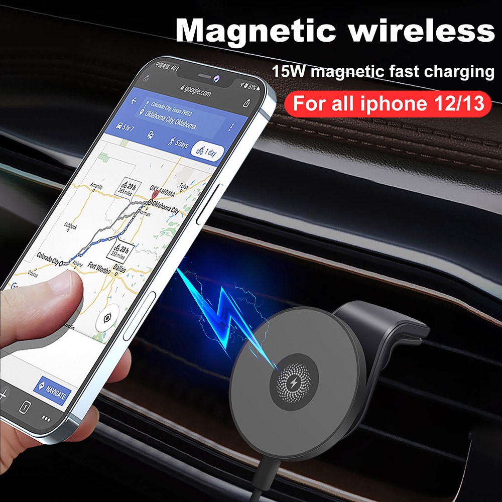 Đế Sạc Điện Thoại Không Dây 15w Cho Xe Hơi mobile