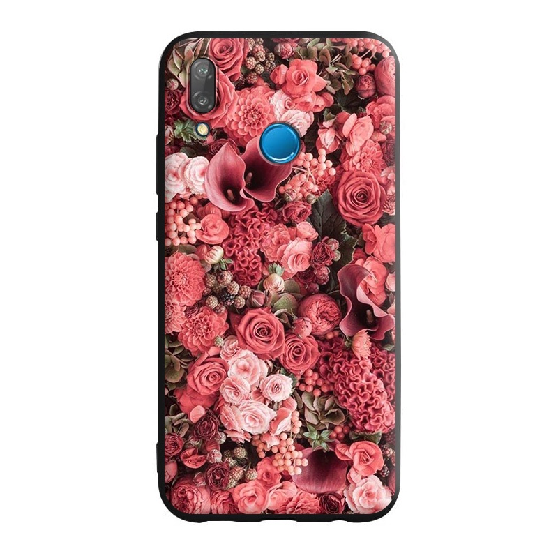 Ôp Điện Thoại tpu Dẻo Họa Tiết Hoa Hồng Xinh Xắn Cho vivo y17 y12 y15 2020 y11 y20 y19 y11s y12s y20i y20s