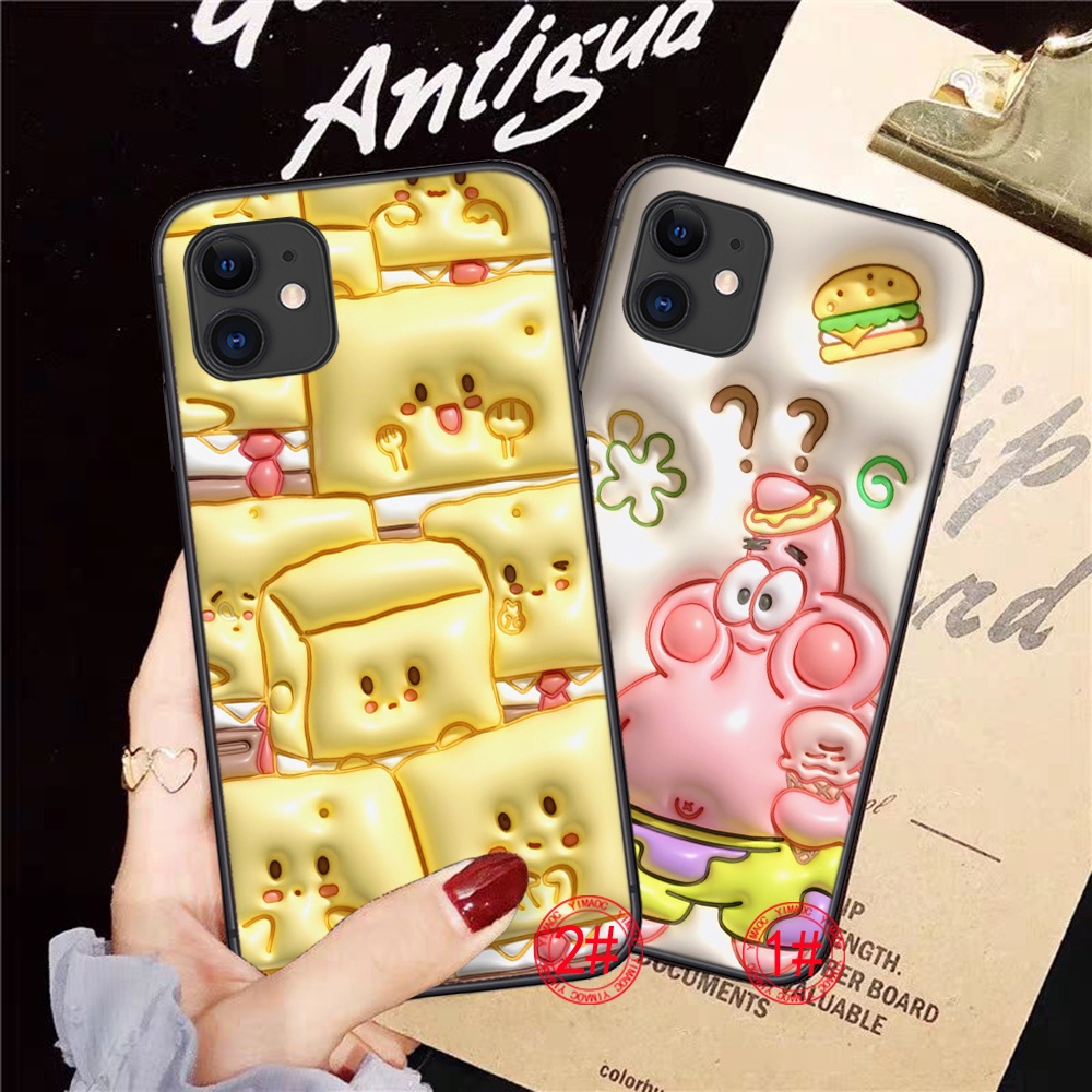 Ốp Điện Thoại Dẻo Họa Tiết Hoạt Hình spongebob Cho samsung m30 m30s m21 m31 m51 a03 a13 a33 a53 ty38