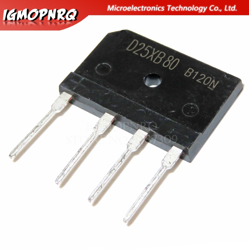 Set 5 Cầu Chỉnh Lưu d25xb80 25xb80 800v 25a Chuyên Dụng